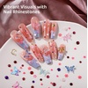 image:imageFAMDAMEI 24 Grid Nail Charms Nail Art Kit with Multi Shapes Bedazzling Gems for Nails Flatback AB Nail Rhinestones Nail Pearls Y2K Cute Nail Charms 3D Hawaii Flowers Nail Jewels for Nail Designblue mermaid starfishred pink gemcolorful butterfly