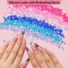 image:imageFAMDAMEI 24 Grid Nail Charms Nail Art Kit with Multi Shapes Bedazzling Gems for Nails Flatback AB Nail Rhinestones Nail Pearls Y2K Cute Nail Charms 3D Hawaii Flowers Nail Jewels for Nail Designgold pearls shellswhite AB pearls starfishblue gems