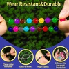 image:imageFANDAMEI 05mm Elastic Bracelets Strings Cord Elastic Crystal Stretch Bead Cord for Jewelry Making Clear Stretchy Elastic String Cord for Beading Transparent Thread for Bracelet Necklace MakingB08mm