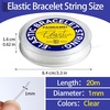 image:imageFANDAMEI 05mm Elastic Bracelets Strings Cord Elastic Crystal Stretch Bead Cord for Jewelry Making Clear Stretchy Elastic String Cord for Beading Transparent Thread for Bracelet Necklace MakingA1mm