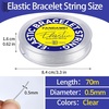 image:imageFANDAMEI 05mm Elastic Bracelets Strings Cord Elastic Crystal Stretch Bead Cord for Jewelry Making Clear Stretchy Elastic String Cord for Beading Transparent Thread for Bracelet Necklace MakingC05mm