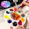 image:imageFANDAMEI 20PCS Paint Palette Paint Tray Palette Round Paint Trays1