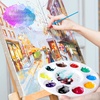 image:imageFANDAMEI 20PCS Paint Palette Paint Tray Palette Round Paint Trays1
