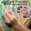 image:imageFANDAMEI 20PCS Paint Palette Paint Tray Palette Round Paint Trays20