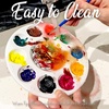 image:imageFANDAMEI 20PCS Paint Palette Paint Tray Palette Round Paint Trays20