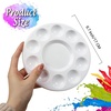 image:imageFANDAMEI 20PCS Paint Palette Paint Tray Palette Round Paint Trays4
