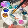 image:imageFANDAMEI 20PCS Paint Palette Paint Tray Palette Round Paint Trays6