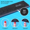 image:imageFANDAMEI 24PCS 8080 Grit Nail File Nail Files Kit Double Sided Emery Boards for Nails Professional Nail File for Natural Acrylic Nails Rectangular Manicure Nail Files Set Coarse Grit 8080Black