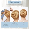 image:imageFANDAMEI 50PC Spiral Hair Pins Set Spin Pins Spiral Bobby Pins for Girls Women and Kids NonScratch Round Clip amp Bun Twist Stylish Bun Bobby Pins Premium Spin Pins for Hair BrownGold