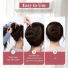 image:imageFANDAMEI 50PC Spiral Hair Pins Set Spin Pins Spiral Bobby Pins for Girls Women and Kids NonScratch Round Clip amp Bun Twist Stylish Bun Bobby Pins Premium Spin Pins for Hair BrownBrown