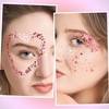 image:imageFANDAMEI Body Glitter Gel 6 Color Glitter Makeup Face Paint for BodyampFaceampHair Rave Festival Mermaid Halloween Concert Hair Glitter for Kids amp Women