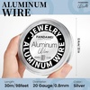 image:imageFANDAMEI Craft Wire 20 Gauge 98 Feet Silver Wire for Jewelry Making Aluminum Wire for Crafts Sculpting Beading Metal Bendable for DIY Christmas Floral Craft Decoration Jewelry Making20 Gauge