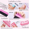 image:imageFANDAMEI Cuticle Remover Kit Cuticle Remover amp Oil Professional Manicure Kit for Women with 50 PCS Lint Free Wipes Steel Nail Pusher amp Fork Nail Files and Buffers Manicure Tools Set for Nail Care