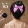 image:imageFANDAMEI Donut Hair Bun Makers Set of 4 for Kids 4 Extra Small Ballet Buns Elastic Hair Ties and Hair Pins Light BrownBlack