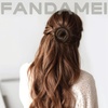 image:imageFANDAMEI Donut Hair Bun Makers Set of 4 for Kids 4 Extra Small Ballet Buns Elastic Hair Ties and Hair Pins Light BrownBrown
