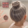 image:imageFANDAMEI Donut Hair Bun Makers Set of 4 for Kids 4 Extra Small Ballet Buns Elastic Hair Ties and Hair Pins Light BrownTan Brown