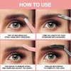 image:imageFANDAMEI Eyebrow Scissors Eyebrow Kit Eyebrow Tweezers for Women Eyebrow Razor Eyebrow Brush Eyebrow Kit for Men with Leather Case Eyebrow Scissors for Women Facial Hair Ingrown Hair RemovalPink