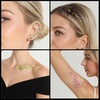 image:imageFANDAMEI Face Glitter Body Glitter for Women 2PCS 8 Colors Glitter Gel for Face Hair Glitter for Kids Fairy Rave Mermaid Makeuporangegreenvioletpinkgoldwhitepurpleblue