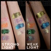 image:imageFANDAMEI Face Glitter Body Glitter for Women 2PCS 8 Colors Glitter Gel for Face Hair Glitter for Kids Fairy Rave Mermaid Makeuporangegreenvioletpinkgoldwhitepurpleblue