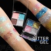 image:imageFANDAMEI Face Glitter Body Glitter for Women 2PCS 8 Colors Glitter Gel for Face Hair Glitter for Kids Fairy Rave Mermaid Makeuppinkredlight bluewhitesilvergoldroyal blueplum