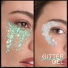image:imageFANDAMEI Face Glitter Body Glitter for Women 2PCS 8 Colors Glitter Gel for Face Hair Glitter for Kids Fairy Rave Mermaid Makeuppinkredlight bluewhitesilvergoldroyal blueplum