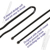 image:imageFANDAMEI Hair Accessory Set 20 Invisible Nets 4 Donut Makers 5 Elastics 20 Bobby Pins BrownBlack