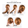 image:imageFANDAMEI Hair Accessory Set 20 Invisible Nets 4 Donut Makers 5 Elastics 20 Bobby Pins BrownBrown