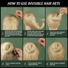 image:imageFANDAMEI Hair Accessory Set 20 Invisible Nets 4 Donut Makers 5 Elastics 20 Bobby Pins BrownGold