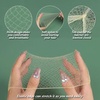 image:imageFANDAMEI Hair Accessory Set 20 Invisible Nets 4 Donut Makers 5 Elastics 20 Bobby Pins BrownGold