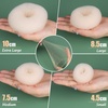 image:imageFANDAMEI Hair Accessory Set 20 Invisible Nets 4 Donut Makers 5 Elastics 20 Bobby Pins BrownGold