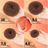 image:imageFANDAMEI Hair Accessory Set 20 Invisible Nets 4 Donut Makers 5 Elastics 20 Bobby Pins BrownLight Brown