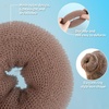 image:imageFANDAMEI Hair Accessory Set 20 Invisible Nets 4 Donut Makers 5 Elastics 20 Bobby Pins BrownTan Brown