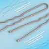 image:imageFANDAMEI Hair Accessory Set 20 Invisible Nets 4 Donut Makers 5 Elastics 20 Bobby Pins BrownTan Brown