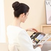 image:imageFANDAMEI Hair Bun Maker Set 8 PCS Hair Donuts for Buns 2 Extralarge2 Large2 Medium and 2 Small 40 PCS Bobby Pins 5 PCS Hair Elastic Ties BlackBun Maker  BlackDark Brown