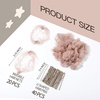 image:imageFANDAMEI Hair Net for Kids Invisible Hair Nets 20PCS with U Shaped Bobby Pins 40PCS30cm Hair Nets for Buns Bun Hair Nets for Ballet Girls Hair Accessories Set for Hair StylingWomenGirlsBrownTan Brown