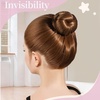 image:imageFANDAMEI Hair Net for Kids Invisible Hair Nets 20PCS with U Shaped Bobby Pins 40PCS30cm Hair Nets for Buns Bun Hair Nets for Ballet Girls Hair Accessories Set for Hair StylingWomenGirlsBrownBrown
