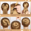 image:imageFANDAMEI Hair Net for Kids Invisible Hair Nets 20PCS with U Shaped Bobby Pins 40PCS30cm Hair Nets for Buns Bun Hair Nets for Ballet Girls Hair Accessories Set for Hair StylingWomenGirlsBrownLight Brown