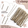 image:imageFANDAMEI Hair Net for Kids Invisible Hair Nets 20PCS with U Shaped Bobby Pins 40PCS30cm Hair Nets for Buns Bun Hair Nets for Ballet Girls Hair Accessories Set for Hair StylingWomenGirlsBrownTan Brown