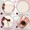 image:imageFANDAMEI Hair Net for Kids Invisible Hair Nets 20PCS with U Shaped Bobby Pins 40PCS30cm Hair Nets for Buns Bun Hair Nets for Ballet Girls Hair Accessories Set for Hair StylingWomenGirlsBrownBrown