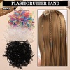 image:imageFANDAMEI Hair Ties Kit for Women Velvet Scrunchies Elastic Rubber Bands Seamless Hair Ties Hair Clips Bobby Pins U Shaped Hair Pins for Styling Hair Accessories Kit