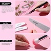 image:imageFANDAMEI Nail Art Kit With Nail Stand Nail Art Tools Nail Design Tools Nail Brush Nail Holder For Painting Nails Nail Art Brushes Nail Dotting Tool Nail Tools For Nail Art WhitePink