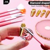 image:imageFANDAMEI Nail Art Kit With Nail Stand Nail Art Tools Nail Design Tools Nail Brush Nail Holder For Painting Nails Nail Art Brushes Nail Dotting Tool Nail Tools For Nail Art WhitePink