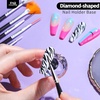 image:imageFANDAMEI Nail Art Kit With Nail Stand Nail Art Tools Nail Design Tools Nail Brush Nail Holder For Painting Nails Nail Art Brushes Nail Dotting Tool Nail Tools For Nail Art WhiteBlack