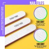 image:imageFANDAMEI Nail Buffers and Files  Professional Nail Care Kit with Rectangular Buffer Blocks 100180 amp 10004000 Grit Files