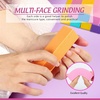 image:imageFANDAMEI Nail Buffers and Files 8PCS Colorful Nail Buffer Block 8PCS Blue Nail File 2PCS 7 Way Nail File amp 2PCS Nail Polishing Buffer Professional Nail Care Tools KitBlack