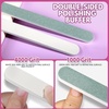 image:imageFANDAMEI Nail Buffers and Files 8PCS Colorful Nail Buffer Block 8PCS Blue Nail File 2PCS 7 Way Nail File amp 2PCS Nail Polishing Buffer Professional Nail Care Tools KitBlack