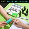 image:imageFANDAMEI Nail Care Kit Nail Files 100180 Nail Buffer Block Cuticle Nippers Cuticle Trimmer Cuticle Pusher Nail Tools Nail Kit Pedicure amp Manicure Tools Nail Prep Kit Manicure Kit for WomenXgreen