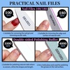 image:imageFANDAMEI Nail Care Kit Nail Files 100180 Nail Buffer Block Cuticle Nippers Cuticle Trimmer Cuticle Pusher Nail Tools Nail Kit Pedicure amp Manicure Tools Nail Prep Kit Manicure Kit for WomenVblue