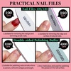 image:imageFANDAMEI Nail Care Kit Nail Files 100180 Nail Buffer Block Cuticle Nippers Cuticle Trimmer Cuticle Pusher Nail Tools Nail Kit Pedicure amp Manicure Tools Nail Prep Kit Manicure Kit for WomenHwhite