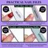 image:imageFANDAMEI Nail Care Kit Nail Files 100180 Nail Buffer Block Cuticle Nippers Cuticle Trimmer Cuticle Pusher Nail Tools Nail Kit Pedicure amp Manicure Tools Nail Prep Kit Manicure Kit for WomenDpurple